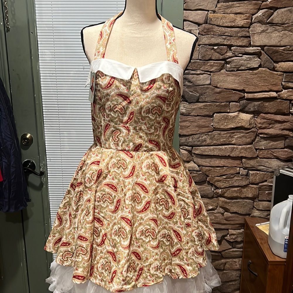 125. Handmade Vintage 50’s Pinup style Apron choose your color